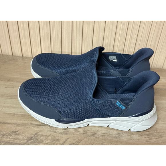 Skechers Men’s Equalizer Swift Fit Slip-On Sneakers Size 9 Navy - Picture 3 of 12